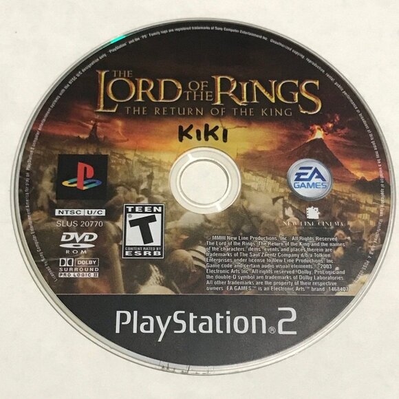 PS2 Lord of The Rings Return of The King For Playstation 2 - Picture 1 of 1